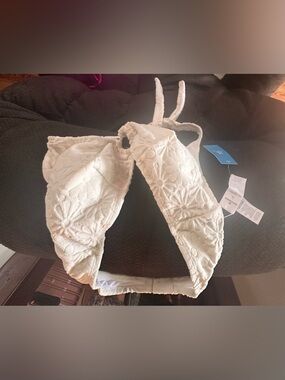 Women’s Cream Textured bikini